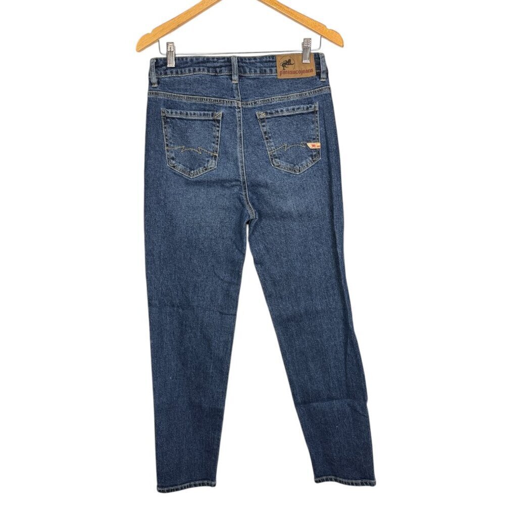Parasuco Jeans Size 8 Women’s High Rise Classic Fit Denim Dark Wash Vintage Y2K - Picture 4 of 7